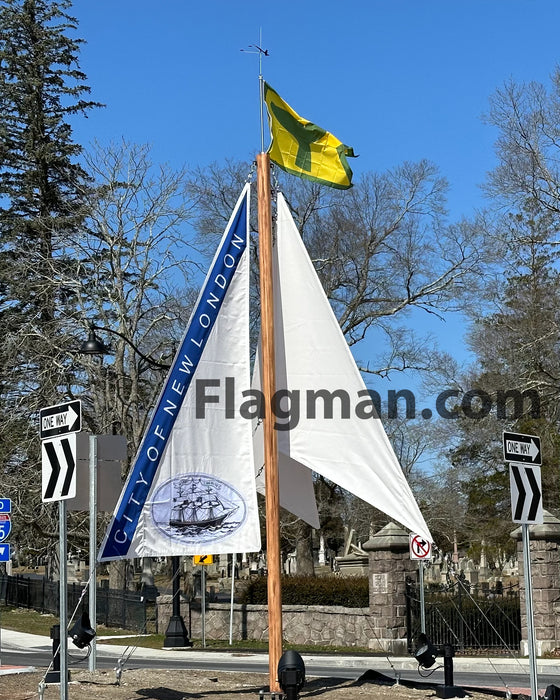 Outdoor Printed Custom Flag - Single Reverse