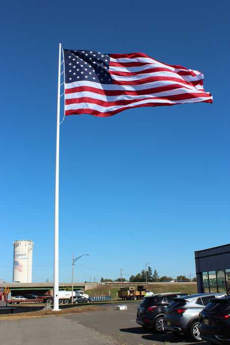 90' to 150' Steel Flagpole