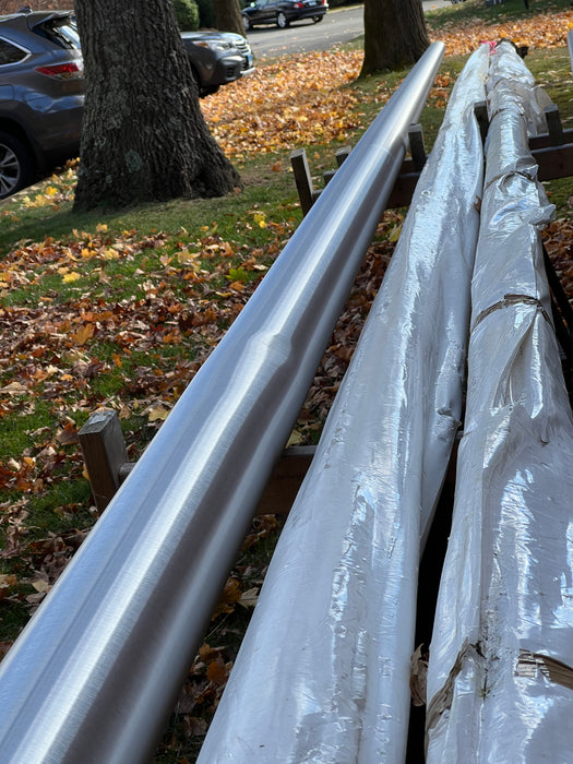 Aluminum Flagpole - 30' - External - Satin *Dented, No Refunds or Exchanges* **Pickup, Install or Delivery in CT Only**