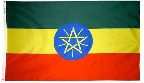 Ethiopia Map Shape and Flag' Men's Premium Tank Top