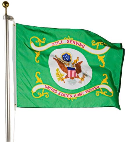 US Army Retired Outdoor Flag - U.S. Army Retired Flags
